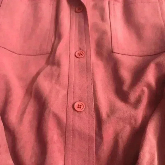 🔥sportrite🔥 | Vintage 1960’s Arnel triacetate fabric blush pink trench coat - Picture 5 of 16